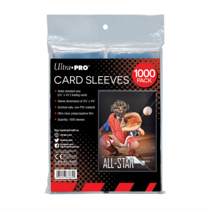 Ultra Pro - 1000 Soft Sleeves Hüllen für Sammelkarten (1000 count retail pack)