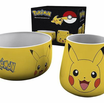 POKEMON - Breakfast Set Mug + Bowl - Pikachu