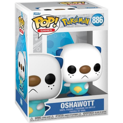 Funko Pop! Games Pokemon: Oshawott 886 Vinyl Figure