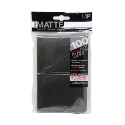 Schwarze/Black Pro-Matte Sleeves (100) - Ultra Pro
