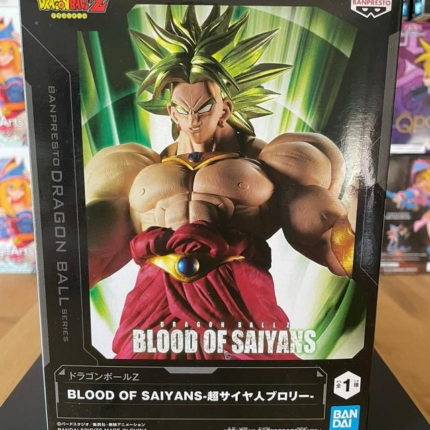 Banpresto Dragon Ball Z Super Saiyan Broly Figure BLOOD OF SAIYANS
